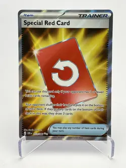 Pokemon TCG Mega Evolutions Chaos Rising Special Red Card 113/086 SIR NM - Image 1