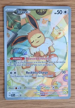 Eevee SVP 173 Prismatic Evolutions ETB Black Star Promo Card NM Condition - Image 1