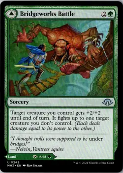 BRIDGEWORKS BATTLE 249 UNCOMMON MODERN HORIZONS 3 MAGIC: THE GATHERING LP - Image 1