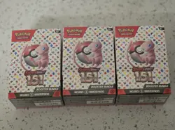 Pokemon TCG Scarlet & Violet 151 Booster Bundle Factory Sealed Lot of 3 IN HAND! 820650853210 - Image 2