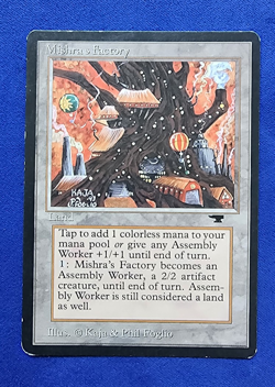 Mishra's Factory (Fall) Antiquities Rare - in LP Condition - MTG - Image 1