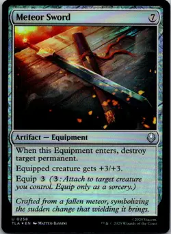 Meteor Sword Foil U Avatar: The Last Airbender 258 LP - Image 1