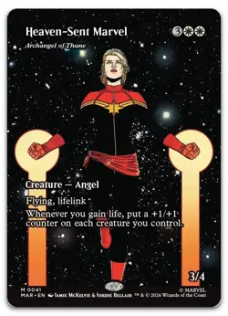 Heaven-Sent Marvel - Archangel of Thune (Borderless) NM Marvel Universe Eternal- - Image 1