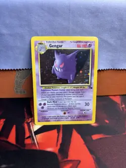 Gengar 5/62 Fossil-Unlimited Holo Pokemon TCG 1999 WoTC HP - Image 1