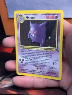 Gengar 5/62 Fossil-Unlimited Holo Pokemon TCG 1999 WoTC HP - Image 5