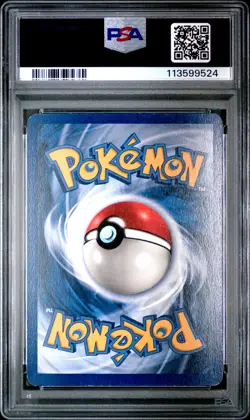 1999 POKEMON FOSSIL #7 HITMONLEE-HOLO PSA EX 5 - Image 2