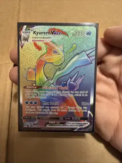 Pokemon TCG Kyurem VMAX 197/196 Lost Origin Rainbow Secret Rare - Image 1