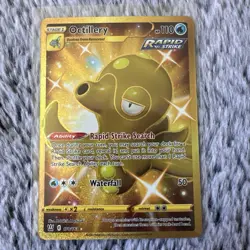 Pokemon OCTILLERY 178/163 Gold Secret Rare (2021 Battle Styles) NM/Near Mint - Image 1