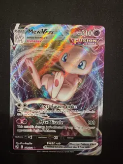 Pokemon TCG Mew VMAX 114/264 Fusion Strike Ultra Rare Full Art Holo NM - Image 1