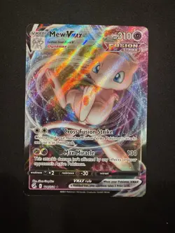 Pokemon TCG Mew VMAX 114/264 Fusion Strike Ultra Rare Full Art Holo NM - Image 2