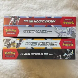 Pokemon Reshiram Archaludon Black Kyurem Melmetal Collection Box Bundle - SEALED - Image 3