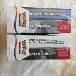 Pokemon Reshiram Archaludon Black Kyurem Melmetal Collection Box Bundle - SEALED - Image 5
