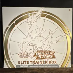Pokemon TCG Brilliant Stars Elite Trainer Box Arceus English 2022 - Image 1