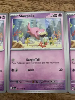 Pokemon TCG Slowpoke 057/142 Sv07: Stellar Crown Regular - Image 1