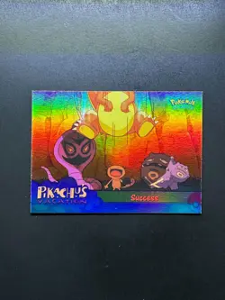 ERROR Miscut topps Pokemon The First Movie Rainbow Foil #55 Success Chariard - Image 3