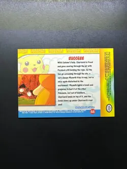 ERROR Miscut topps Pokemon The First Movie Rainbow Foil #55 Success Chariard - Image 4