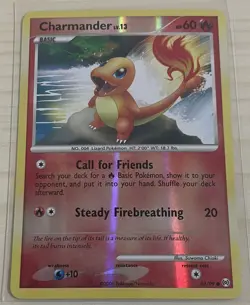Pokemon Charmander LV13 Reverse Holo 59/99 Arceus 60 English 2009 LP- - Image 1