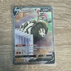 Pokemon TCG Sandaconda V Fusion Strike 252/264 Holo Full Art - Image 1
