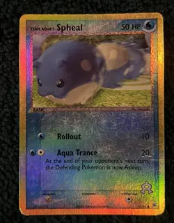 Pokemon Team Aqua's Spheal Reverse Holo Common 57/95 Eng 50 HP - Image 1