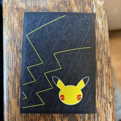 Pokemon Celebrations 25th Anniversary Birthday Pikachu #24 Black Star Promo - Image 3