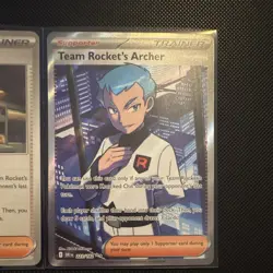 Pokemon TCG Team Rocket's Archer 223/162 & 170/162 - Image 1