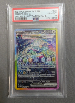 TERAPAGOS ex 2024 POKEMON SCR EN STELLAR CROWN #170 SIR PSA 10 - Image 1