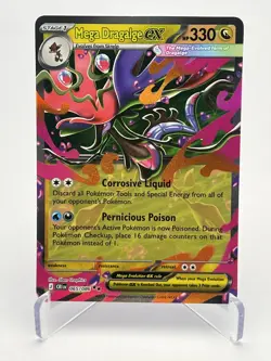 Pokemon TCG Mega Evolutions Chaos Rising Mega Dragalge ex 065/086 DR NM - Image 1