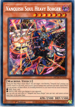Vanquish Soul Heavy Borger - MP24-EN140 Prismatic Secret Rare 1st Edition Yugioh - Image 1