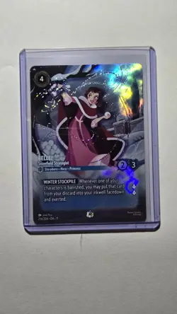 Ravensburger Disney Lorcana Belle - Snowfield Strategist 236/204 English Foil - Image 1