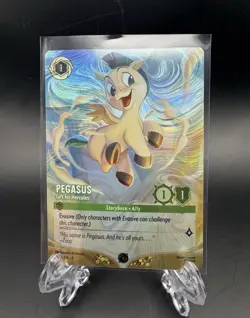 Pegasus Gift For Hercules DLC Foil Promo 1/C2 EN-9 Disney Lorcana - Image 1