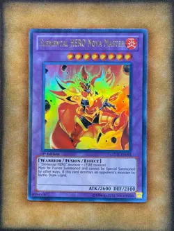Yugioh Elemental HERO Nova Master GENF-EN093 Ultra Rare 1st Ed NM - Image 1