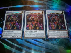 3x Fabled Levilazebul 1st Edition Secret Rare BLMM-EN014 Yu-Gi-Oh - Image 1
