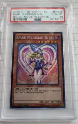 Yugioh Dark Magician Girl MVP1-ENS56 1st Edition Secret Rare GEM MINT PSA 10 - Image 1
