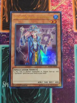 Yu-Gi-Oh! Spellbook Magician of Prophecy BLLR-EN050 1st Edition Ultra Rare NM - Image 1