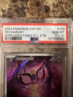 PSA 10 Pecharunt (Pokemon Center Exclusive) 129 Sv: Scarlet & Violet Promo Card - Image 4