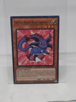 Yugioh - Crystal Beast Ruby Carbuncle - 1st Edition Card - Image 1