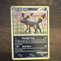 Umbreon - (Cracked Ice Holo) 010/090 Deck Exclusives Holo TCG 2010 - Image 1