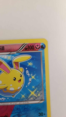 Pokemon TCG Azumarill 77/114 Reverse Holo Steam Siege Shiny 2016 Card NM - Image 2