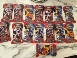 Pokemon TCG Scarlet & Violet Destined Rivals Sealed Booster Pack Lot (15) - Image 1