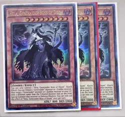 3x Hela, Generaider Boss of Doom 1st Edition Ultra Rare GFP2-EN090 Yu-Gi-Oh! - Image 1