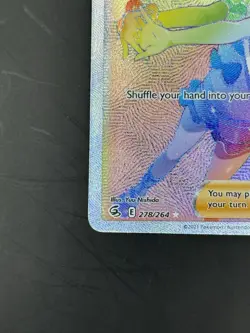 Shauna 278/264 Secret Rare Swsh08: Fusion Strike Pokemon Card Near Mint/Mint - Image 3