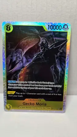 Gecko Moria - OP14-104 SR Foil - THE AZURE SEA'S SEVEN One Piece TCG - ENGLISH - Image 1