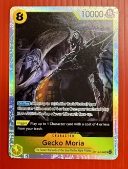 Gecko Moria The Azure Sea's Seven #OP14-104 tcg One_piece - Image 1