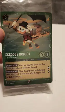 Scrooge McDuck - S.H.U.S.H. Agent 36 Disney Lorcana Promo Cards Holo - Image 1