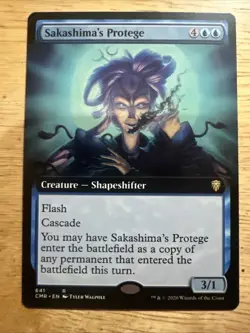 MTG Sakashima's Protege (Extended Art) Commander Legends NM CARD - Image 1