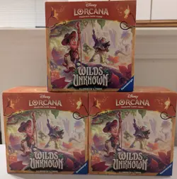 Disney Lorcana - Wilds Unknown - Illumineer's Trove (LOT of 3) NEW/SEALED! - Image 1