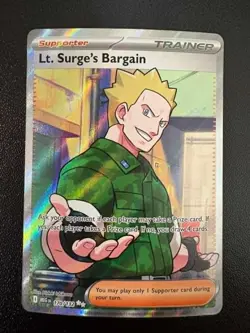 Lt. Surge's Bargain - 170/132 - ME01 Mega Evolution - Ultra Rare - NM - Image 1