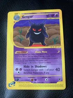 Pokemon TCG: Gengar 48/165 Expedition WoTC Non-Holo Rare LP - Image 1