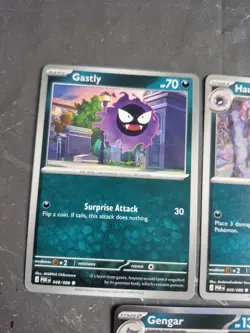 Gengar 050/088 Perfect Order Black Star Holo Rare Pokemon TCG + Ghastly Haunter - Image 2
