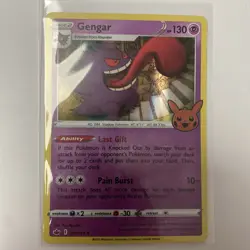 Pokemon TCG - Gengar 57/198 Trick or Trade Chilling Reign Holo Rare 2021 - Image 3
